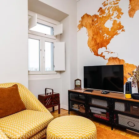 아파트 Casa Do Mapa - Work And Play Family Getaway 리스본