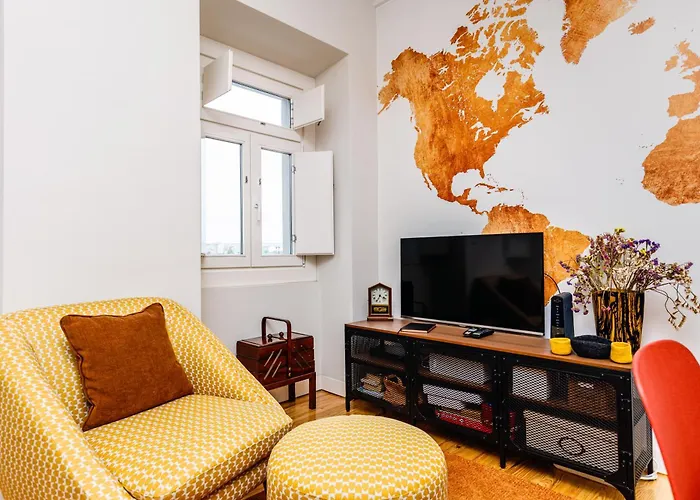 Lägenhet Casa Do Mapa - Work And Play Family Getaway Lisboa